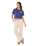 Surf Side Cropped T-Shirt in Navy