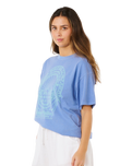 Hotel Malibu Heritage T-Shirt in Cornflower Blue