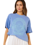 Hotel Malibu Heritage T-Shirt in Cornflower Blue