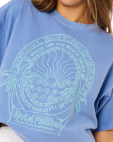 Hotel Malibu Heritage T-Shirt in Cornflower Blue