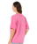 The Rip Curl Womens Hotel Malibu Heritage T-Shirt in Super Pink