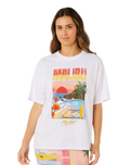 The Rip Curl Womens Hayley O Heritage T-Shirt in Optical White
