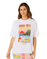 The Rip Curl Womens Hayley O Heritage T-Shirt in Optical White