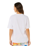 The Rip Curl Womens Hayley O Heritage T-Shirt in Optical White