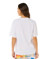 The Rip Curl Womens Hayley O Heritage T-Shirt in Optical White