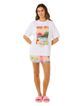 The Rip Curl Womens Hayley O Heritage T-Shirt in Optical White