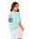 The Rip Curl Womens Aloha Heritage T-shirt in Light Sea Blue
