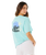 The Rip Curl Womens Aloha Heritage T-shirt in Light Sea Blue