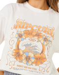 The Rip Curl Womens Pacific Coast Heritage T-Shirt in Bone