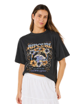 Pacific Coast Heritage T-Shirt in Washed Black