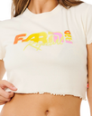 Carioca Fitted T-Shirt in Vanilla