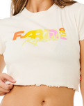 Carioca Fitted T-Shirt in Vanilla
