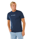 The Rip Curl Mens Big Mumma Icon T-Shirt in Dark Navy