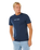 The Rip Curl Mens Big Mumma Icon T-Shirt in Dark Navy