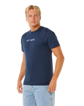 The Rip Curl Mens Big Mumma Icon T-Shirt in Dark Navy