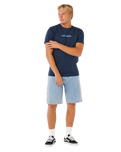 The Rip Curl Mens Big Mumma Icon T-Shirt in Dark Navy