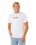 The Rip Curl Mens Big Mumma Icon T-Shirt in Optical White