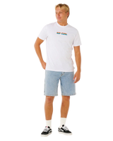 The Rip Curl Mens Big Mumma Icon T-Shirt in Optical White