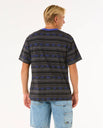 The Rip Curl Mens Raw Energy Vibal T-Shirt in Washed Black