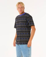 The Rip Curl Mens Raw Energy Vibal T-Shirt in Washed Black