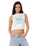 Topanga Canyon Shirred Tank Top in White