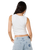 Topanga Canyon Shirred Tank Top in White