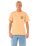 The Rip Curl Mens Raw Energy Trad T-Shirt in Mandarin Zest