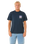 The Rip Curl Mens Raw Energy Trad T-Shirt in Dark Navy