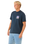 The Rip Curl Mens Raw Energy Trad T-Shirt in Dark Navy