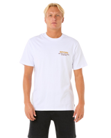 The Rip Curl Mens Surf Revival Ding Repair T-Shirt in White
