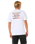 The Rip Curl Mens Surf Revival Ding Repair T-Shirt in White