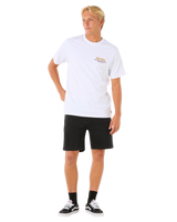 The Rip Curl Mens Surf Revival Ding Repair T-Shirt in White