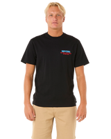 The Rip Curl Mens Surf Revival Ding Repair T-Shirt in Black