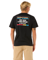 The Rip Curl Mens Surf Revival Ding Repair T-Shirt in Black