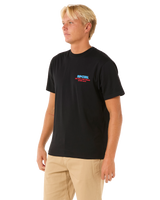 The Rip Curl Mens Surf Revival Ding Repair T-Shirt in Black