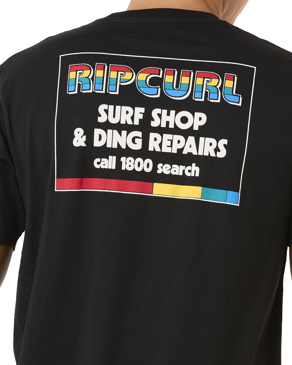 The Rip Curl Mens Surf Revival Ding Repair T-Shirt in Black