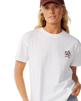 The Rip Curl Womens Surf Puff Party Pack Relaxed T-Shirt in White