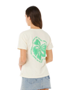 The Rip Curl Womens Surf Puff Party Pack Relaxed T-Shirt in Bone