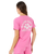 Surf Puff Party Pack Relaxed T-Shirt in Super Pink