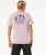 The Rip Curl Mens Surf Paradise F&B T-Shirt in Smokey Grape