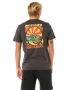 The Rip Curl Mens Keep On Trucking T-Shirt in Washed Black
