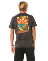 The Rip Curl Mens Keep On Trucking T-Shirt in Washed Black