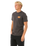 The Rip Curl Mens Keep On Trucking T-Shirt in Washed Black