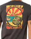 The Rip Curl Mens Keep On Trucking T-Shirt in Washed Black