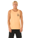 The Rip Curl Mens Raw Energy Trad Vest in Mandarin Zest
