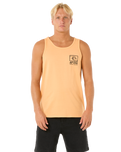 The Rip Curl Mens Raw Energy Trad Vest in Mandarin Zest