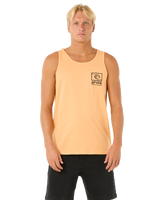 The Rip Curl Mens Raw Energy Trad Vest in Mandarin Zest