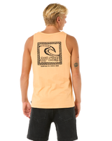 The Rip Curl Mens Raw Energy Trad Vest in Mandarin Zest