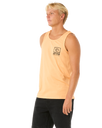 The Rip Curl Mens Raw Energy Trad Vest in Mandarin Zest