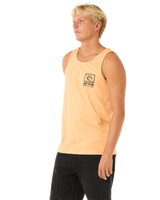 The Rip Curl Mens Raw Energy Trad Vest in Mandarin Zest